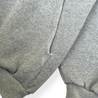 BALENCIAGA BB CREST LOGO COTTON-JERSEY HOODIE M | Medium, Heather Grey