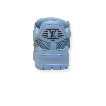 LOUIS VUITTON X PARK SEO-BO LV TRAINER MAXI SNEAKER LIGHT BLUE UK10 | UK 10, Blue