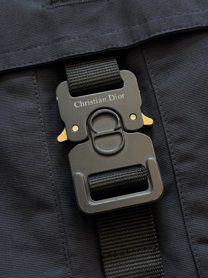 2019 Dior Homme Crop Buckle Tech Blouson FA:276 (SC489) | Large, Navy