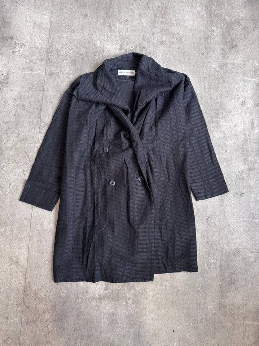 S/S 2017 Issey Miyake Block Textured Fold Coat