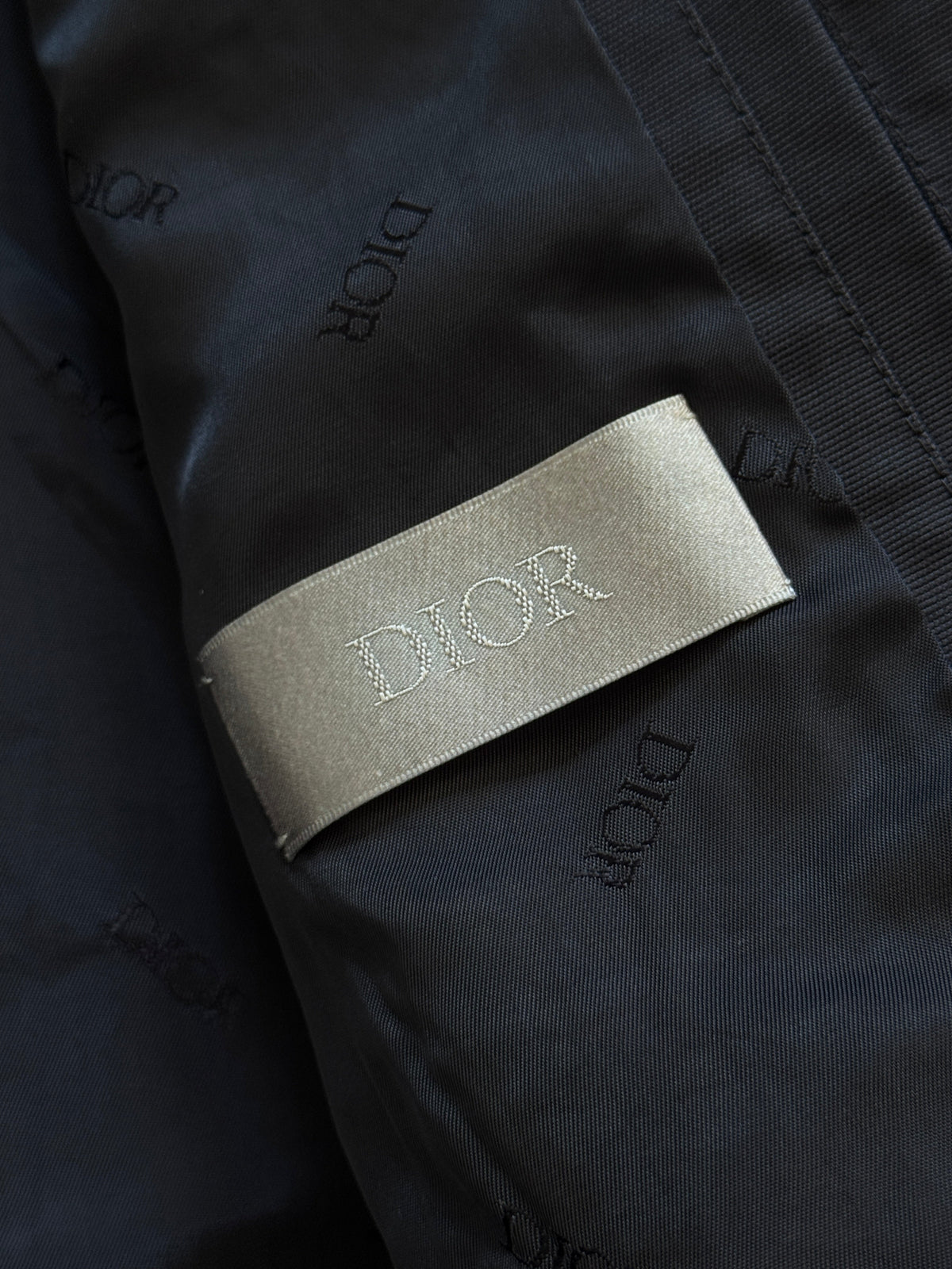 2019 Dior Homme Crop Buckle Tech Blouson FA:276 (SC489) | Large, Navy