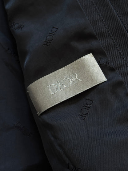 2019 Dior Homme Crop Buckle Tech Blouson FA:276 (SC489) | Large, Navy