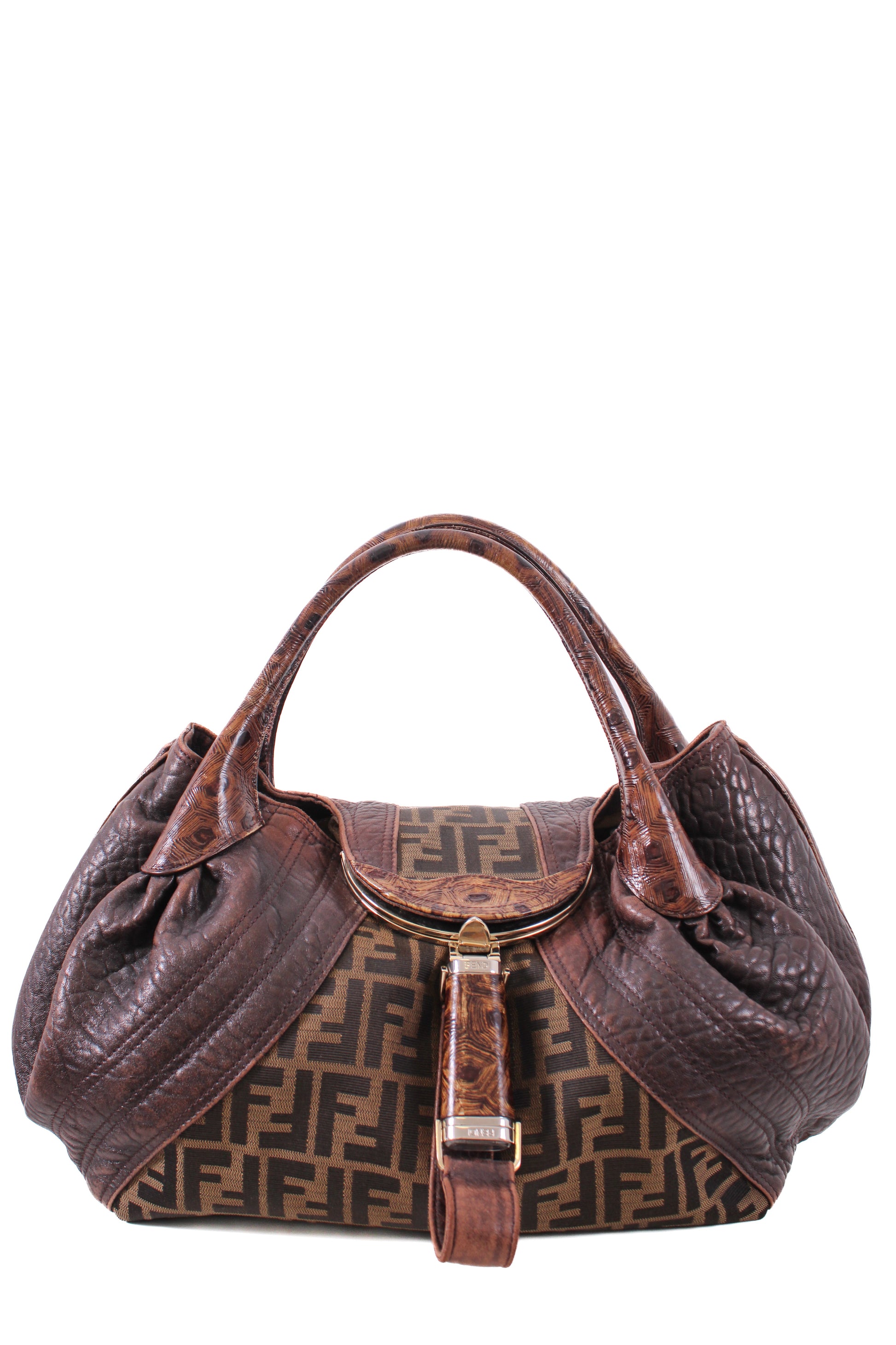Fendi Zucca FF Spy Bag Brown | O/S, Brown