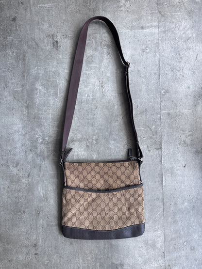 Gucci Perforated Brown Monogram Cross Body
