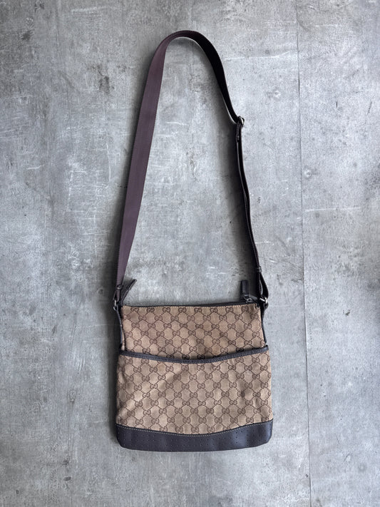 Gucci Perforated Brown Monogram Cross Body