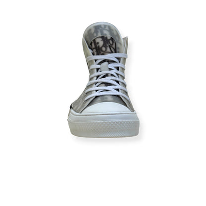 DIOR B23 OBLIQUE HIGH-TOP SNEAKER BLACK / WHITE 44 / UK10 | UK 10, Black