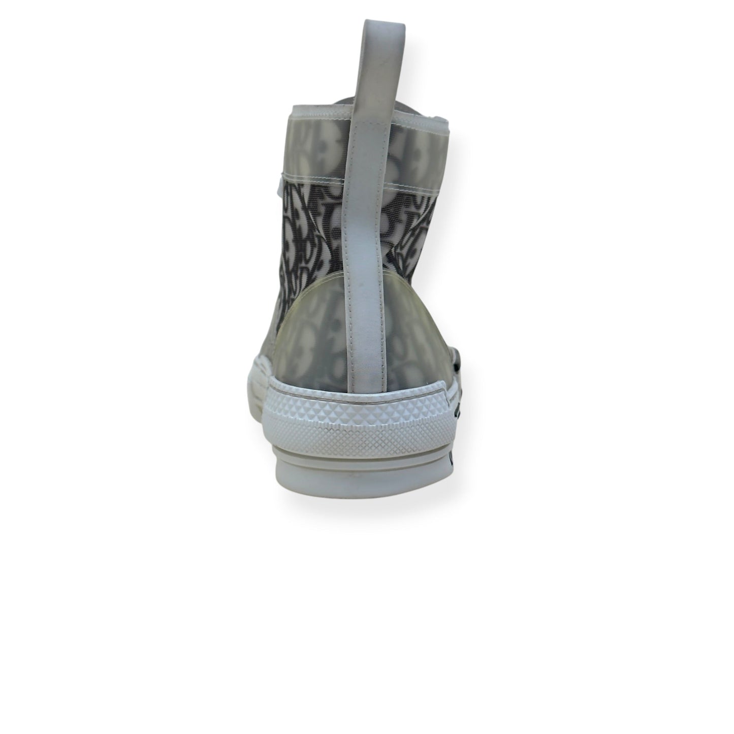 DIOR B23 OBLIQUE HIGH-TOP SNEAKER BLACK / WHITE 44 / UK10 | UK 10, Black