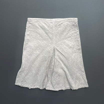 C.P. Company Donna SS05 Grey Linen Skirt | Medium, Grey