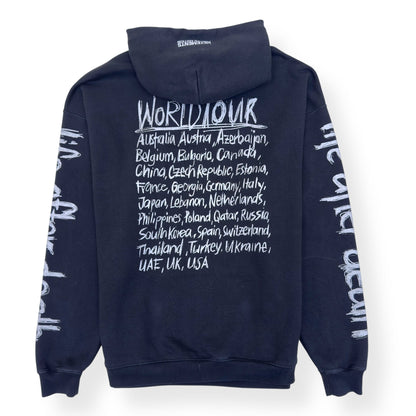 VETEMENTS WORLD TOUR OVERSIZED HOODIE BLACK L | Large, Black