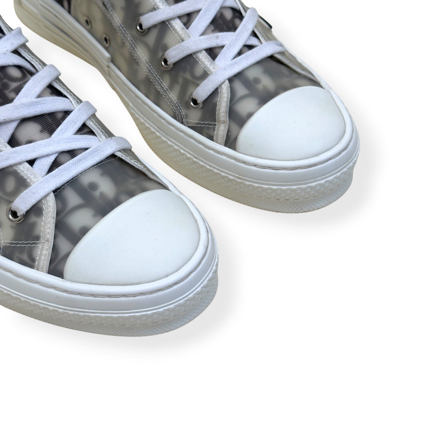 DIOR B23 OBLIQUE HIGH-TOP SNEAKER BLACK / WHITE 44 / UK10 | UK 10, Black