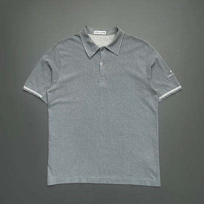 Stone Island Grey SS99 Short Sleeve Polo Shirt | Large, Grey