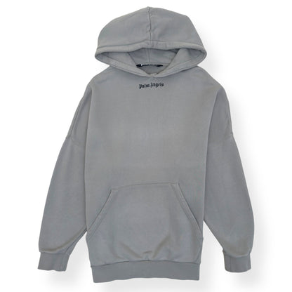 PALM ANGELS LOGO HOODIE GREY L | Large, Grey