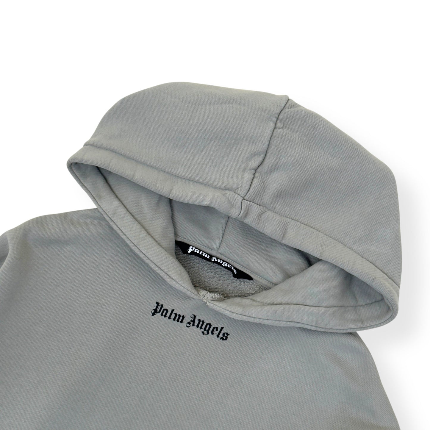 PALM ANGELS LOGO HOODIE GREY L | Large, Grey