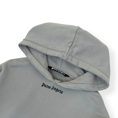 PALM ANGELS LOGO HOODIE GREY L | Large, Grey