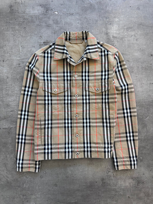 Burberry Nova Check Type III Rider Jacket FA:276 (MM950) | Medium, Beige