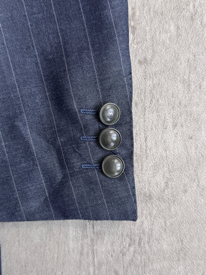 YSL Navy Pinstripe Suit