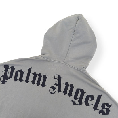 PALM ANGELS LOGO HOODIE GREY L | Large, Grey