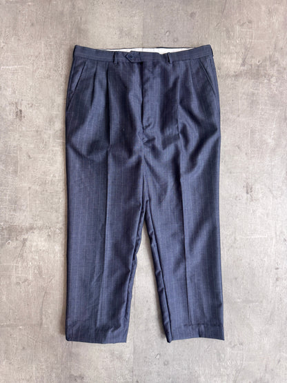 YSL Navy Pinstripe Suit