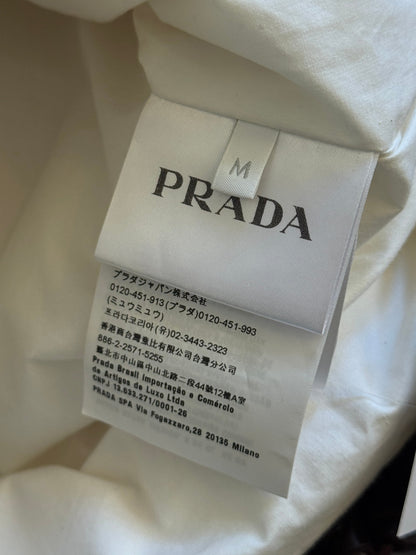 A/W 2023 Prada Milano Down Quilt Pillow Vest FA:276 (MA798) | Large, White