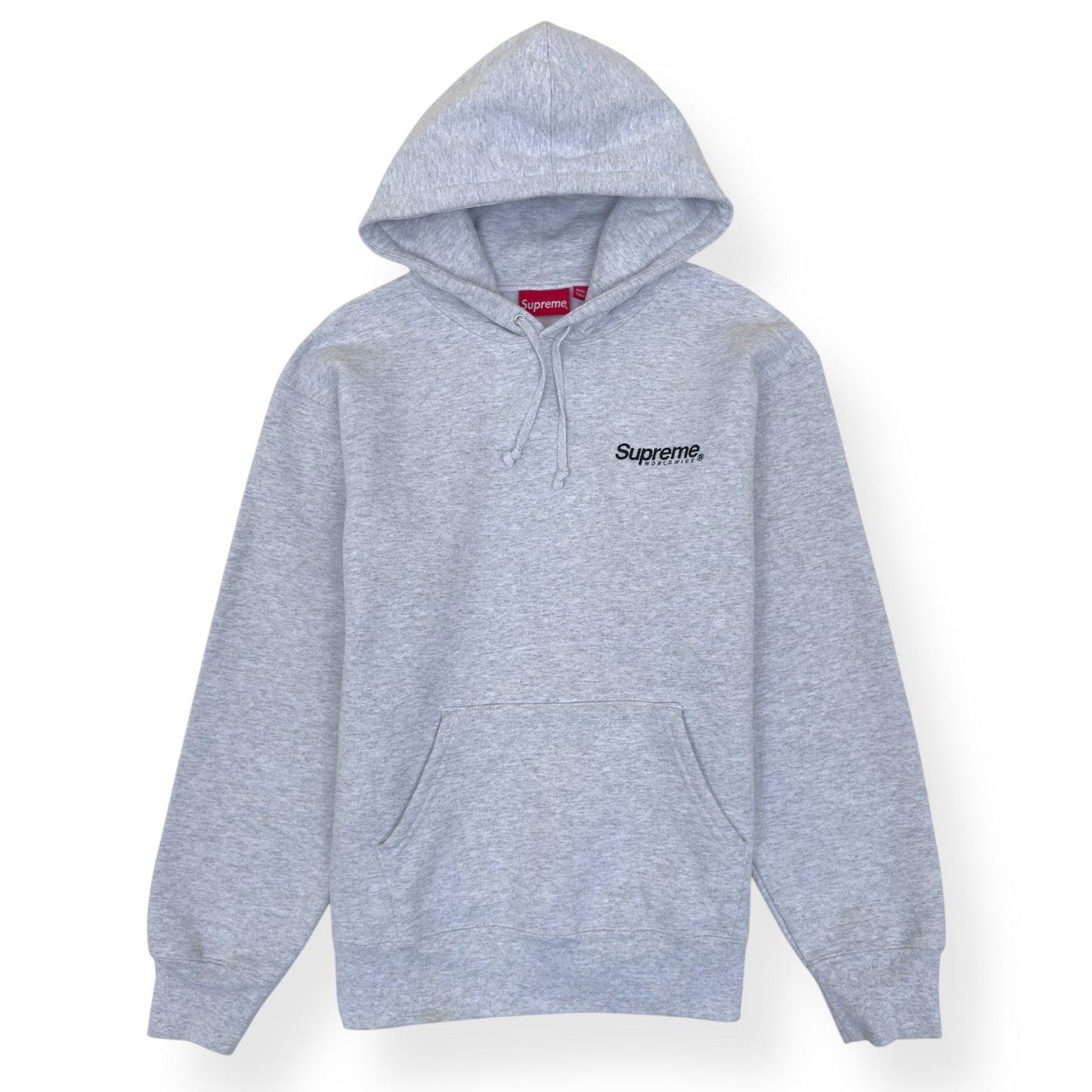 SUPREME WORLDWIDE HOODIE GREY / BLACK M | Medium, Black