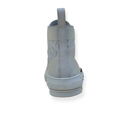 DIOR B23 OBLIQUE HIGH-TOP SNEAKER WHITE 44 / UK10 | UK 10, White