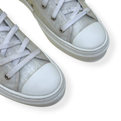 DIOR B23 OBLIQUE HIGH-TOP SNEAKER WHITE 44 / UK10 | UK 10, White