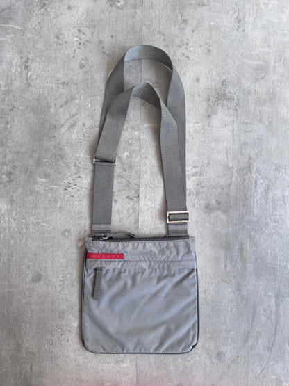 Prada Grey Technical Side Bag