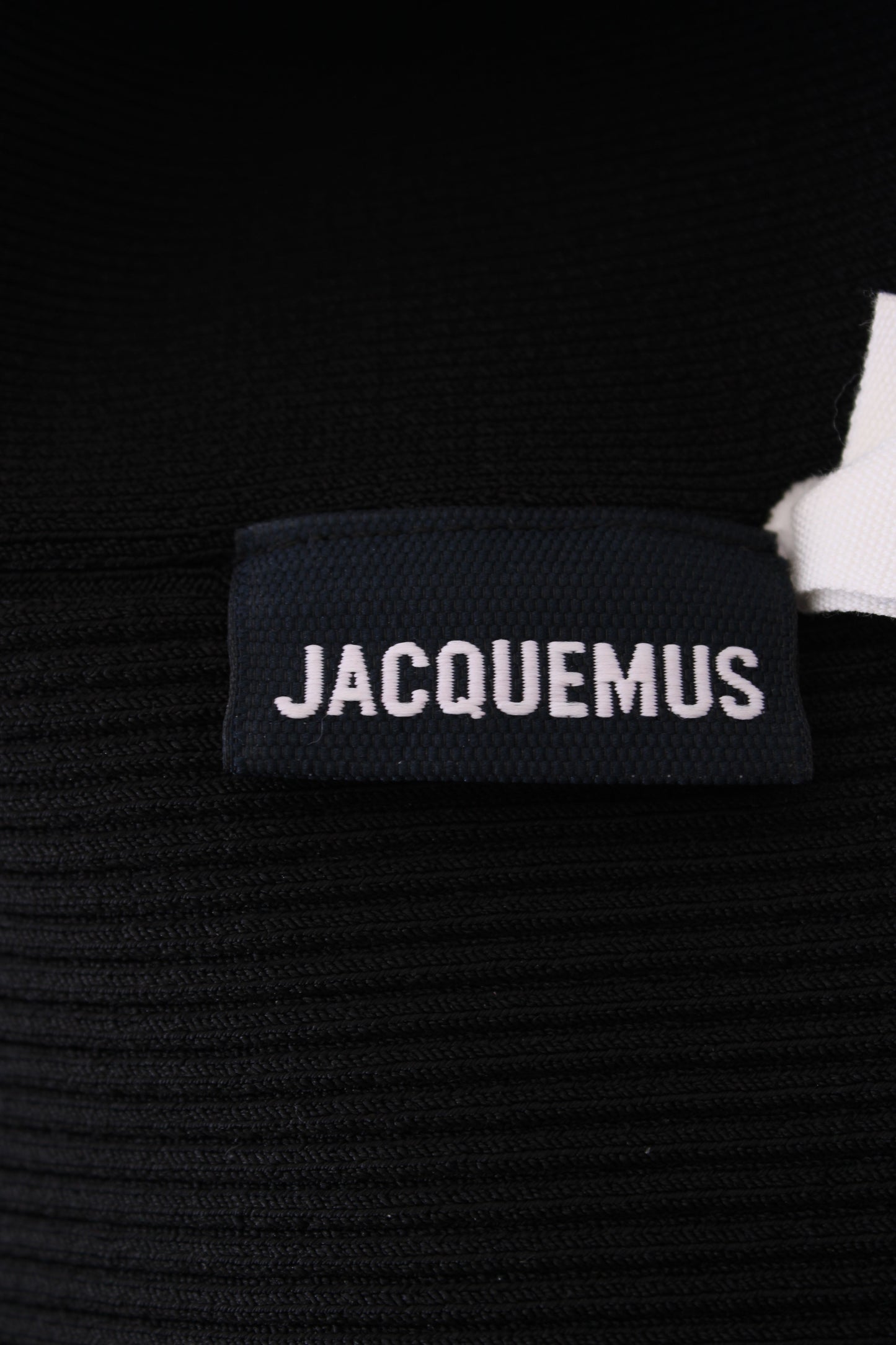 Jacquemus La Robe Sierra Knit Midi Dress Black 36 | Default Title, Black