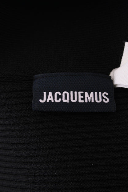 Jacquemus La Robe Sierra Knit Midi Dress Black 36 | Default Title, Black