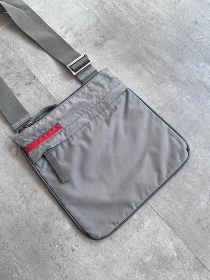 Prada Grey Technical Side Bag