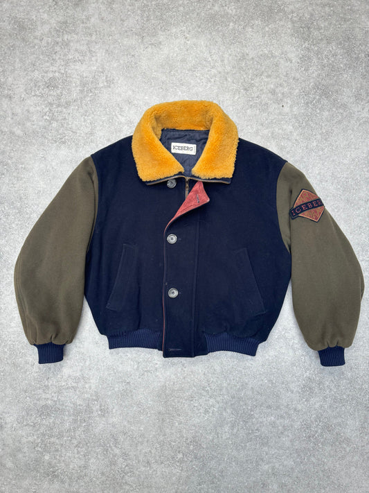 Iceberg Tri-Tone Bomber Jacket