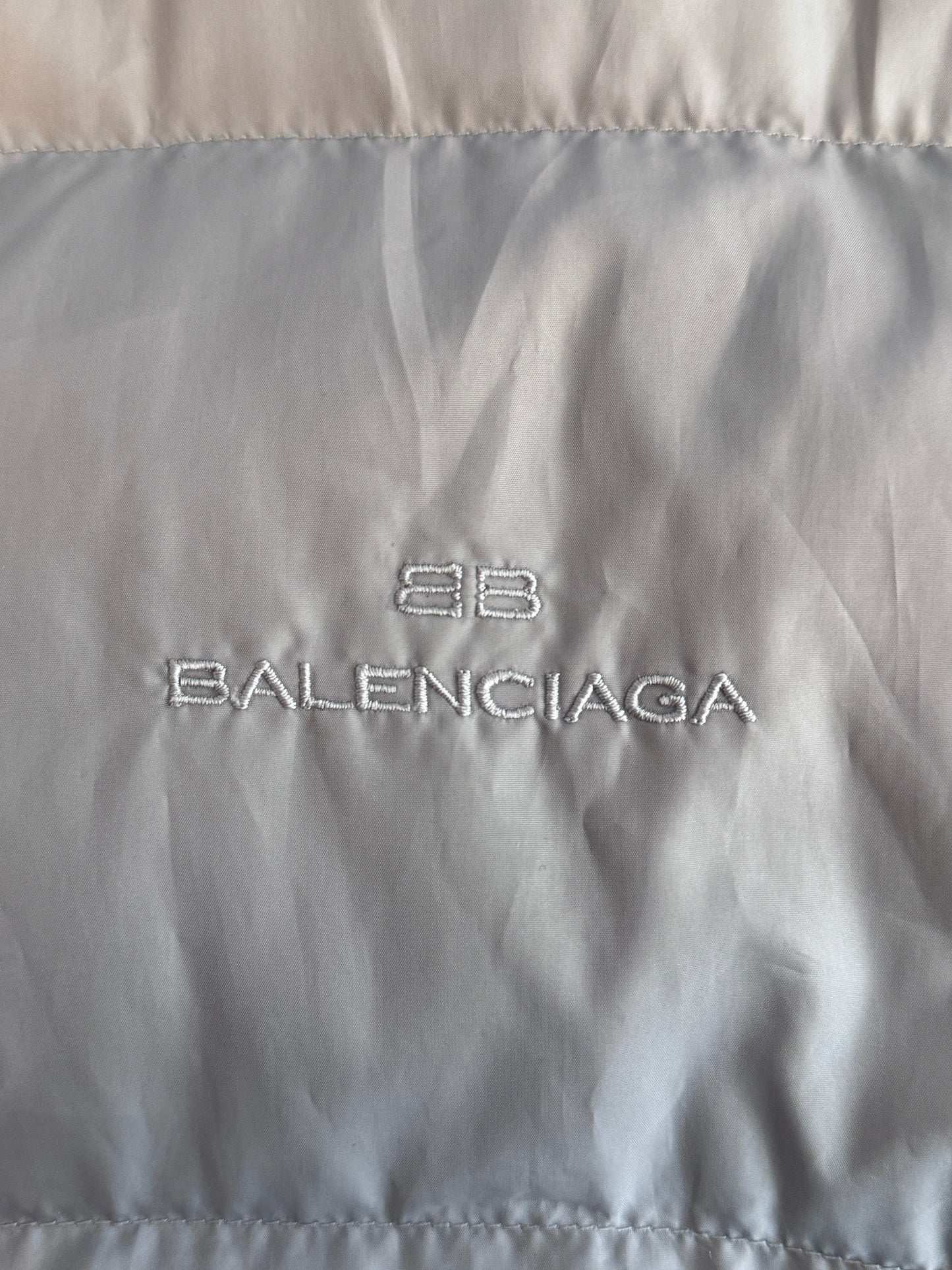 Balenciaga Grey Down Quilted Technical Puffer Jacket