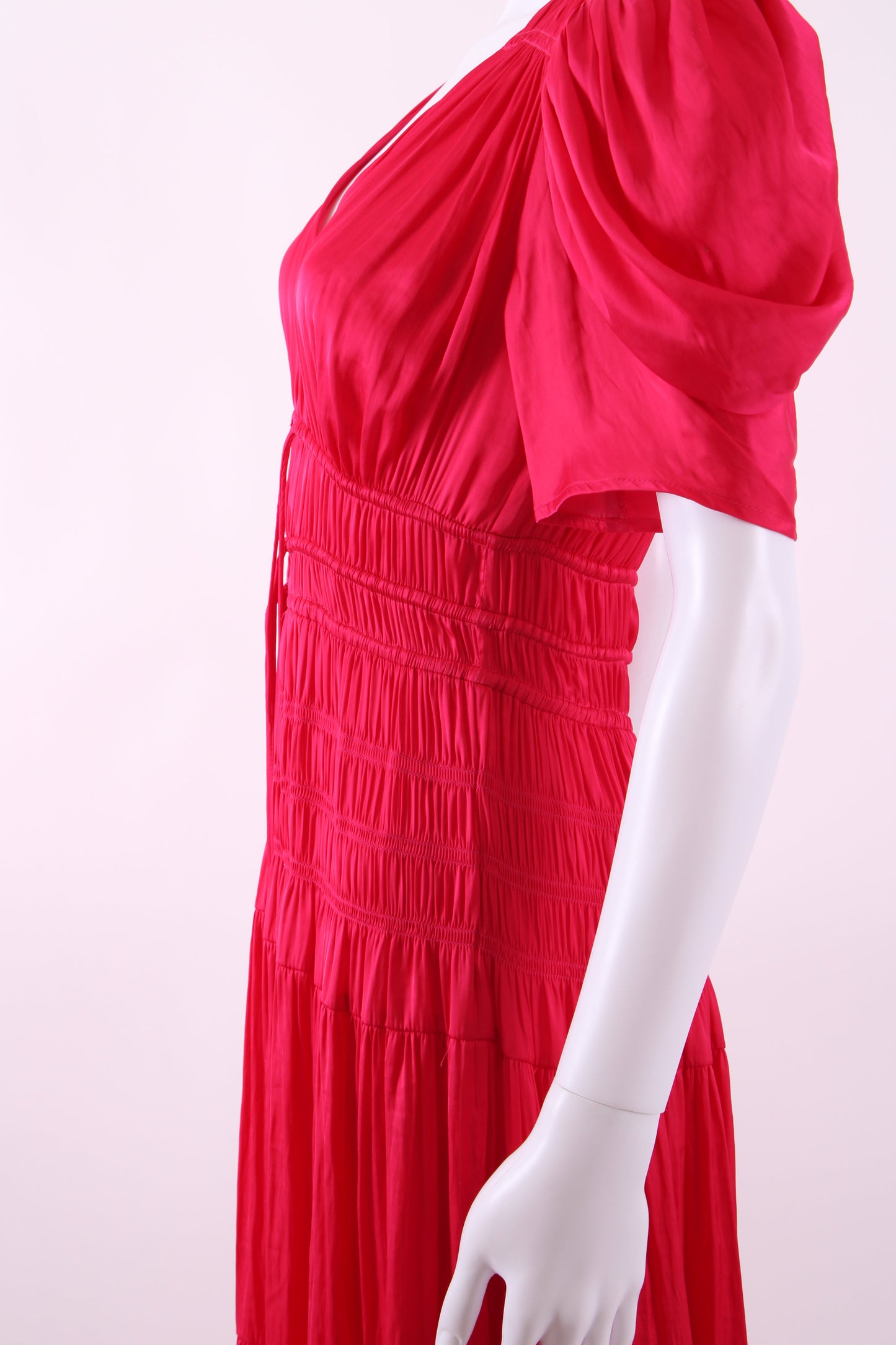 Ulla Johnson S/S Pleated Dress Pink 4 | Default Title, Pink