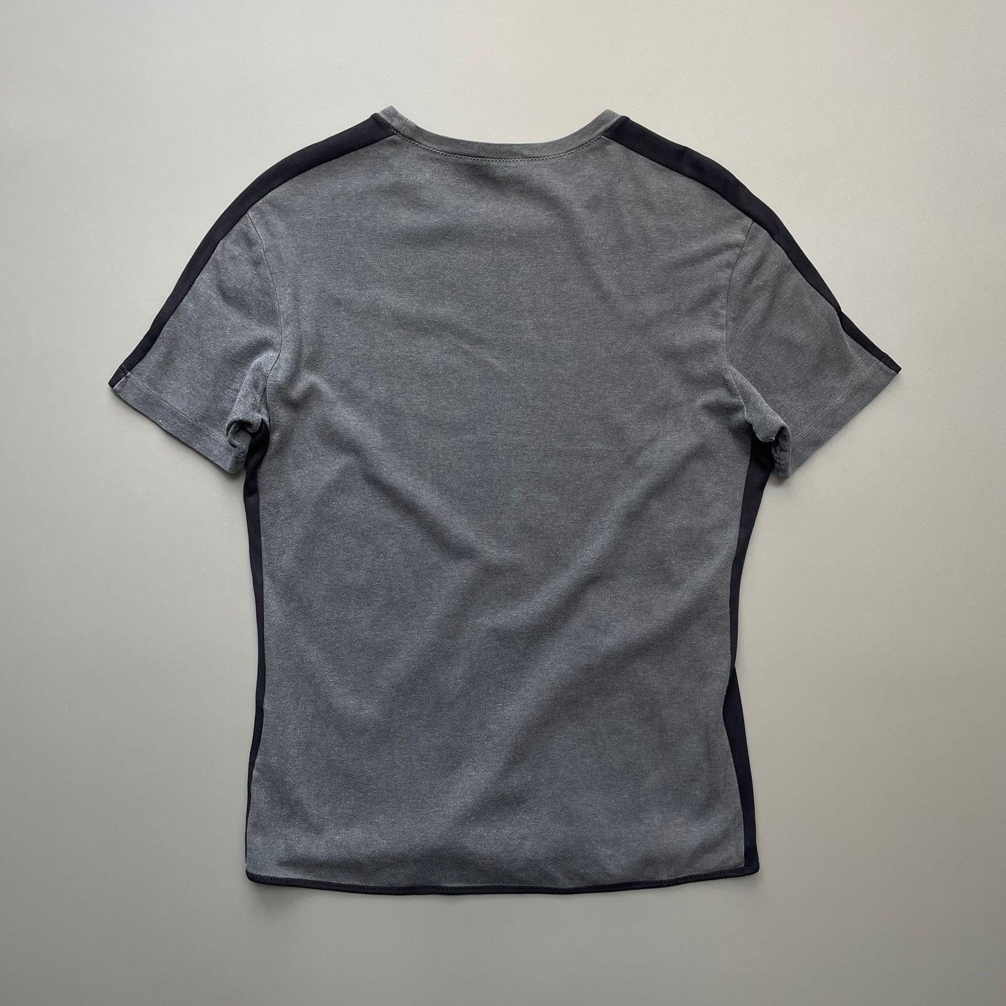Prada Sport Grey & Black 2006 Panelled Athletic T-Shirt | Large, Multicoloured