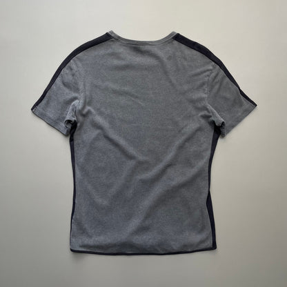 Prada Sport Grey & Black 2006 Panelled Athletic T-Shirt | Large, Multicoloured
