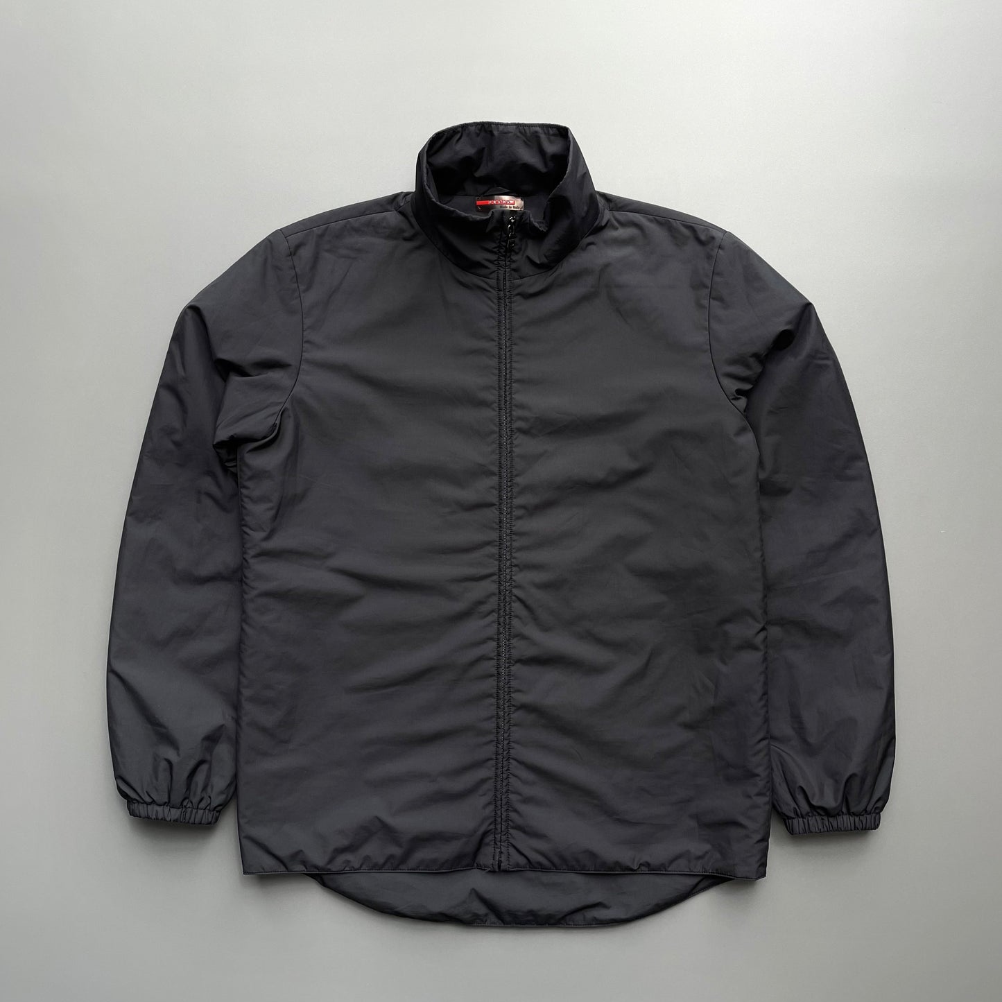 Prada Sport Black 00s Technical Minimalist Jacket | Large, Black