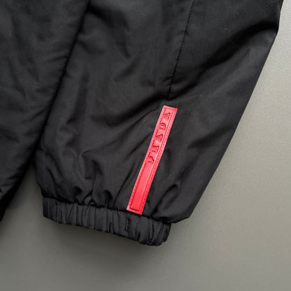 Prada Sport Black 00s Technical Minimalist Jacket | Large, Black