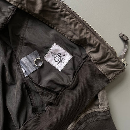 C.P. Company Brown SS07 Waxy Bomber Jacket | Medium, Brown