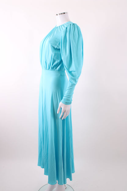 Rotate Laure jersey midi dress backless Aqua 8-10 | Default Title, Aqua