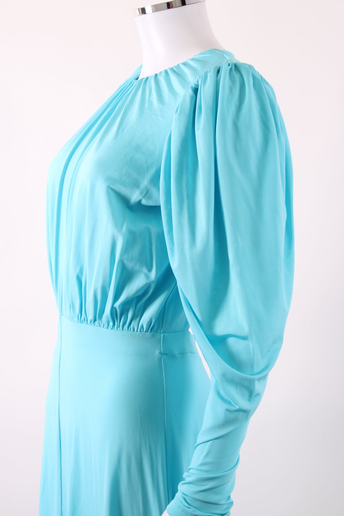 Rotate Laure jersey midi dress backless Aqua 8-10 | Default Title, Aqua