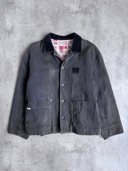 Issey Miyake Mademoiselle Non Non Washed Black Chore Coat