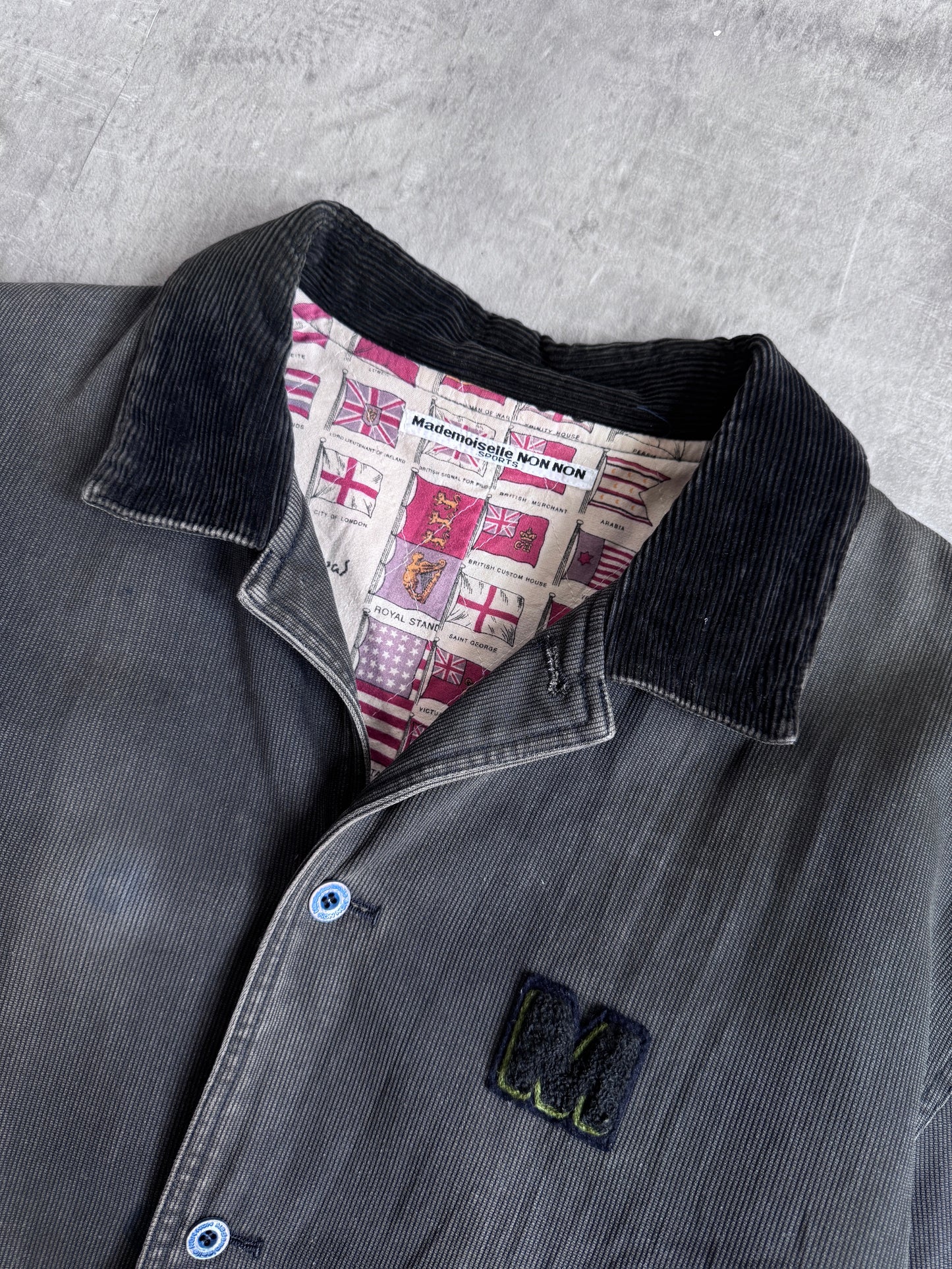 Issey Miyake Mademoiselle Non Non Washed Black Chore Coat