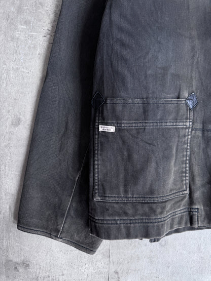 Issey Miyake Mademoiselle Non Non Washed Black Chore Coat