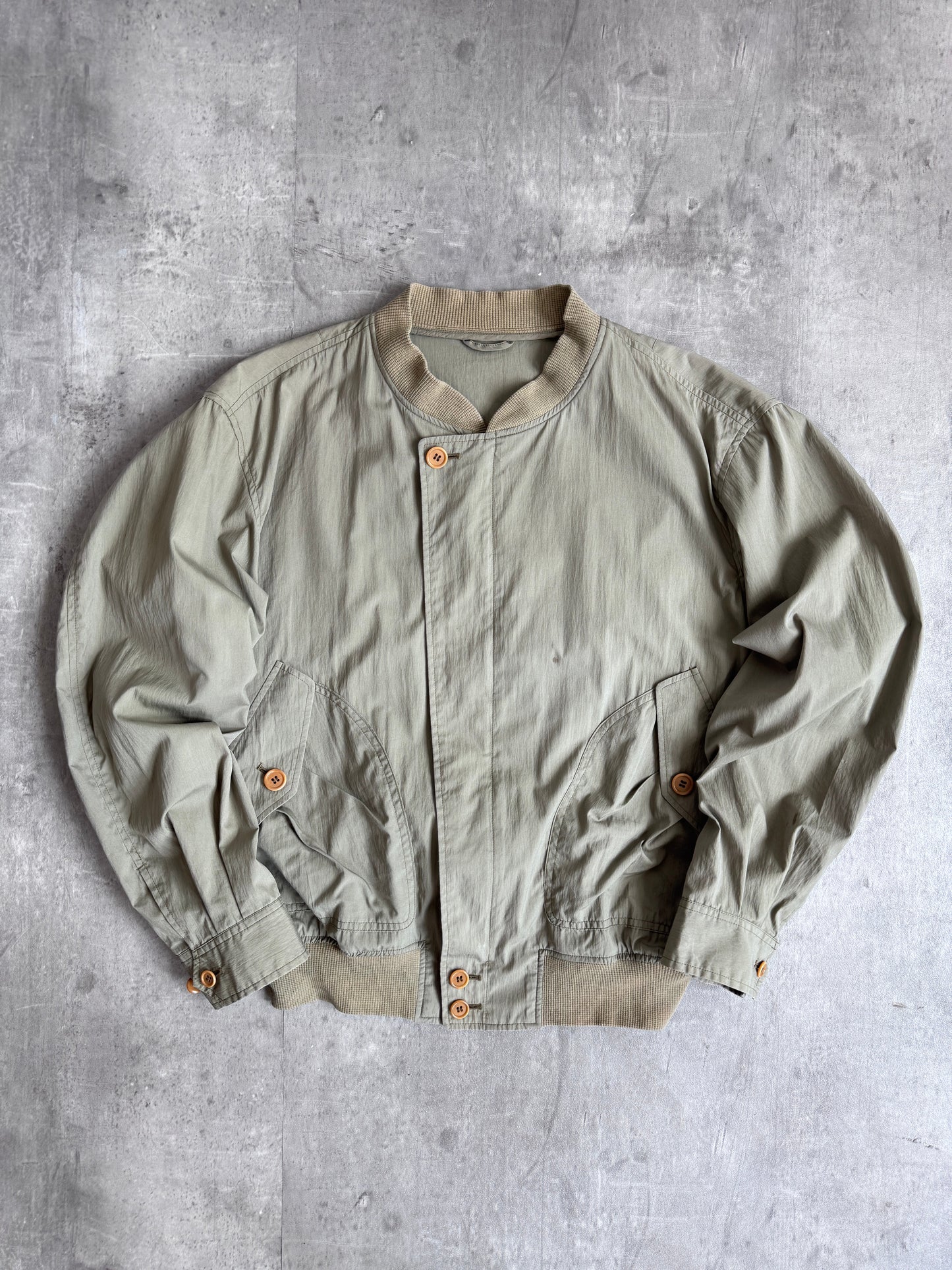 Christian Dior Khaki Green Lightweight Bomber