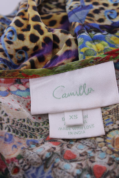Camilla Print/ Rhinestone Playsuit Multi XS | Default Title, Multi