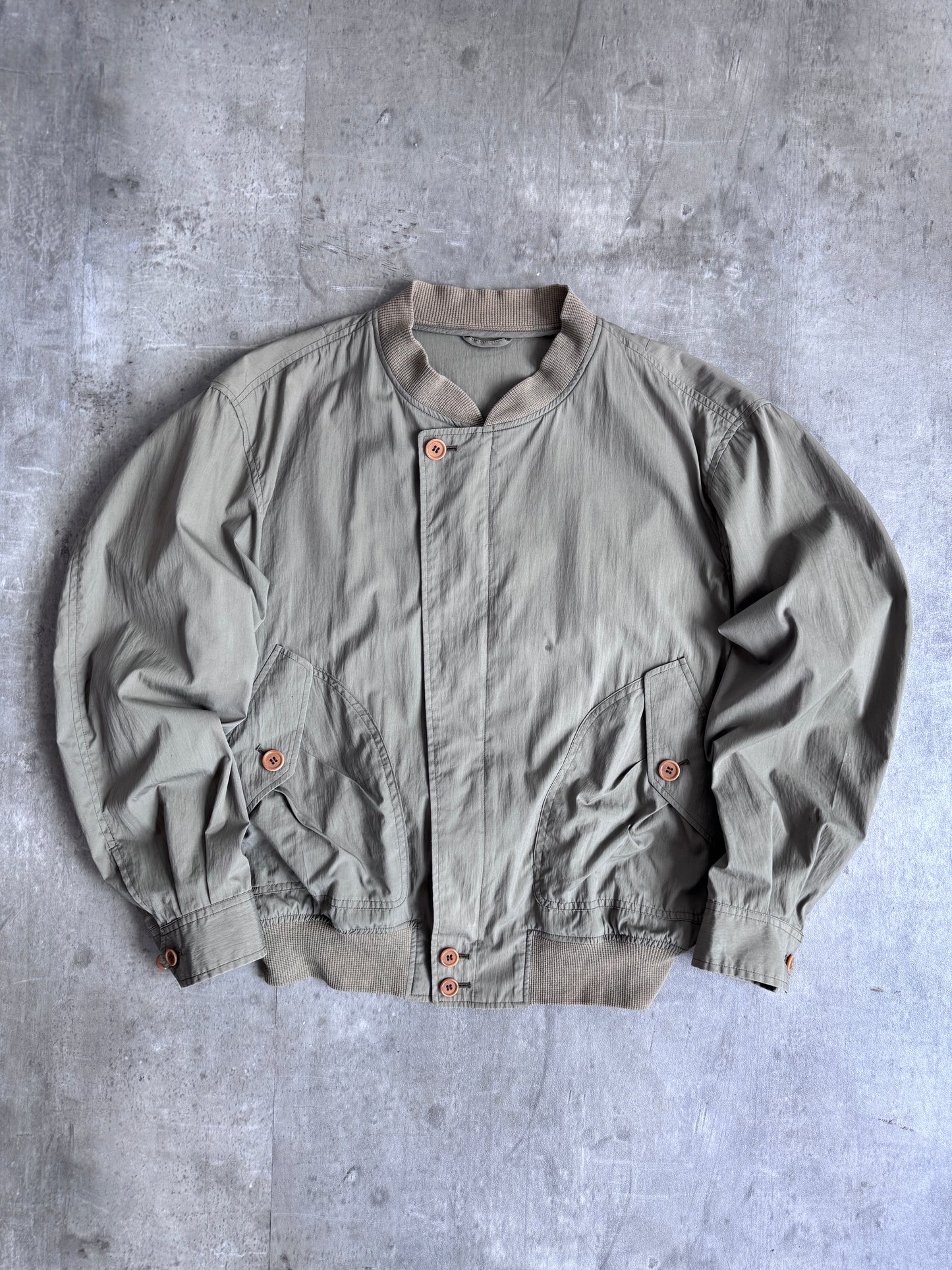 Christian Dior Khaki Green Lightweight Bomber