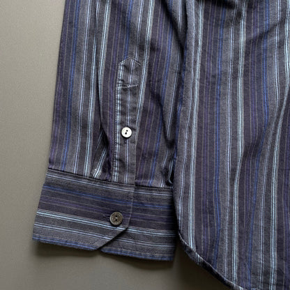 Dolce&Gabbana Men's Blue and Navy Shirt | X-Large, Multicoloured
