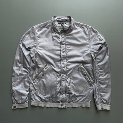 Stone Island Denims Grey SS09 Nylon Bomber Jacket | Medium, Grey