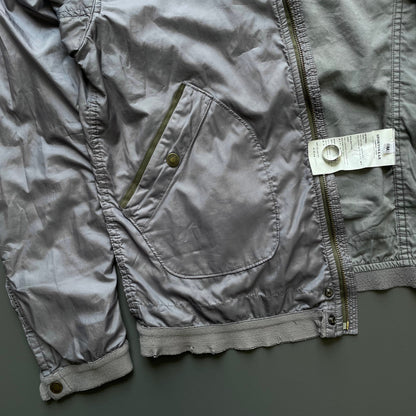 Stone Island Denims Grey SS09 Nylon Bomber Jacket | Medium, Grey