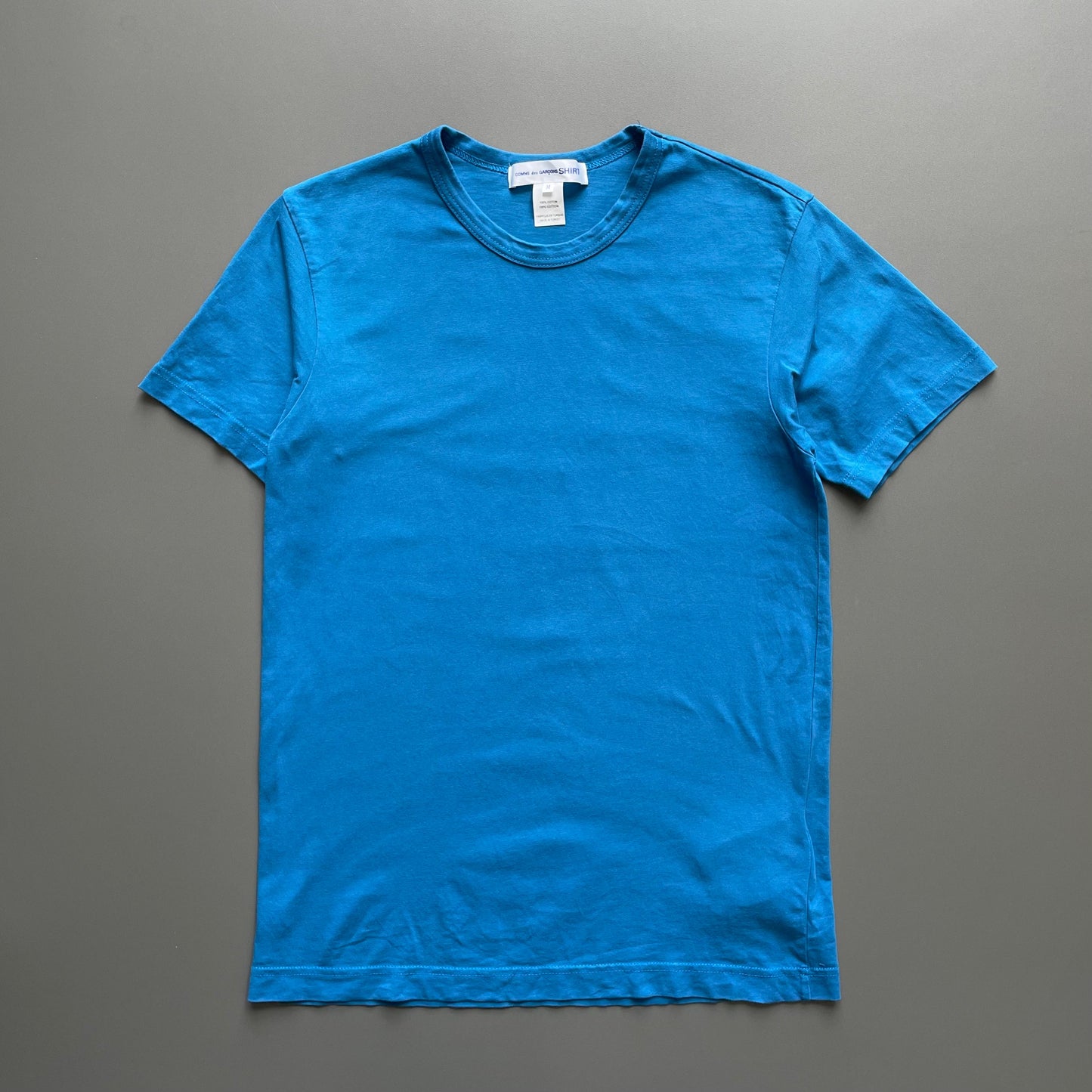 Comme Des Garçons Shirt Blue T-Shirt | Medium, Blue